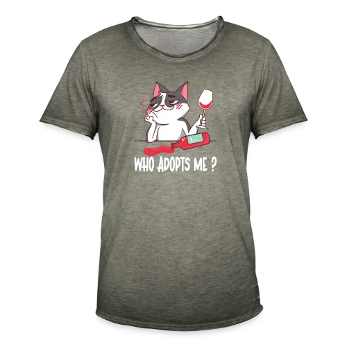 Cats Karma - Männer Vintage T-Shirt