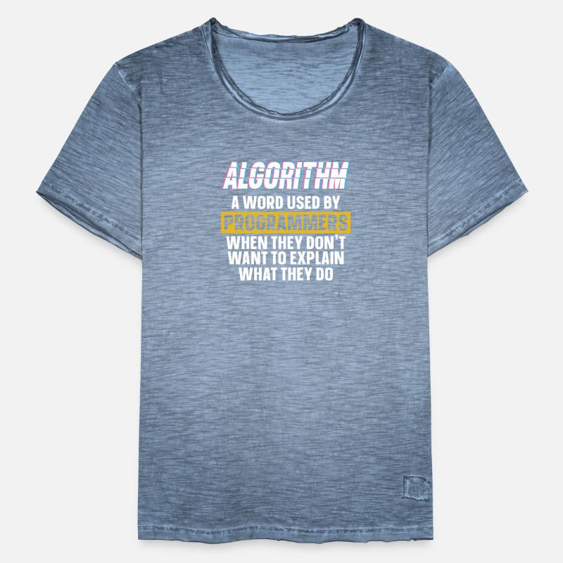 Programmierer Coder Software Entwickler Männer Vintage T-Shirt