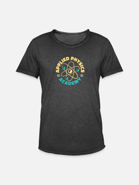 Physik Physiker - Männer Vintage T-Shirt - Vintage Schwarz
