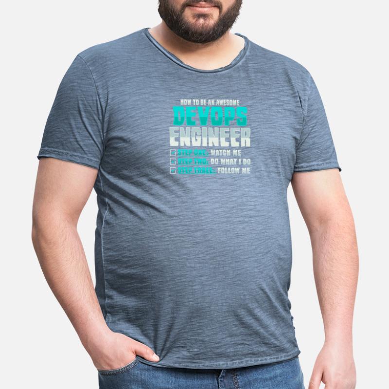 Devops Sys-Admin Developer Men's Vintage T-Shirt