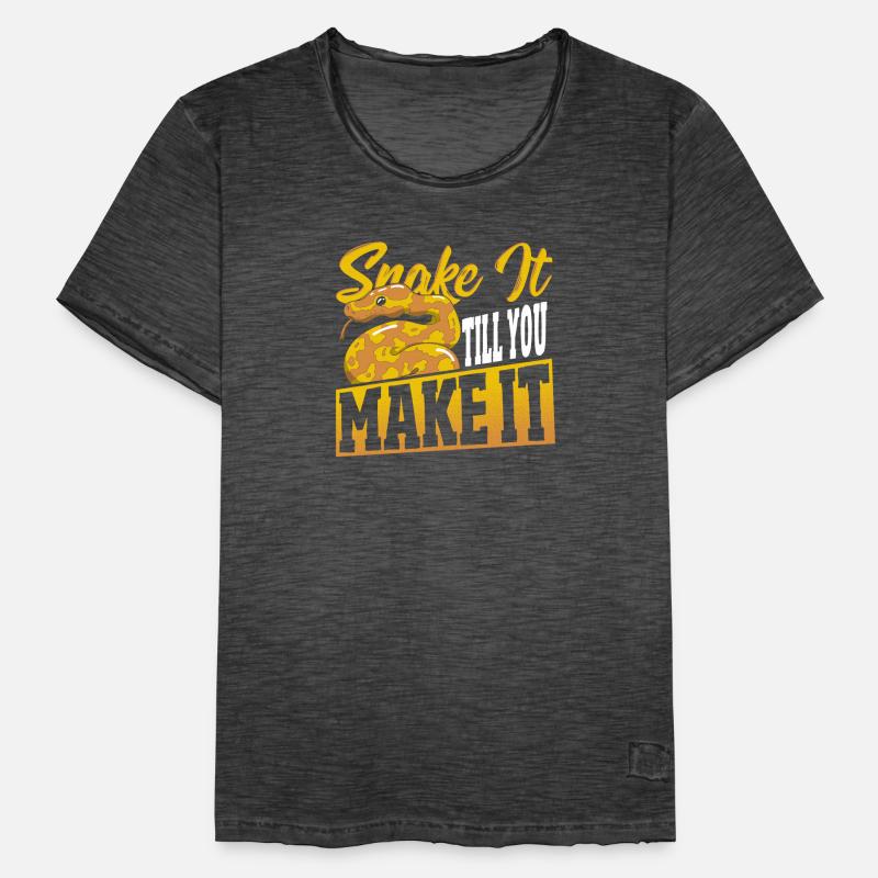 Banana Ball Python Design For A Royal Men's Vintage T-Shirt