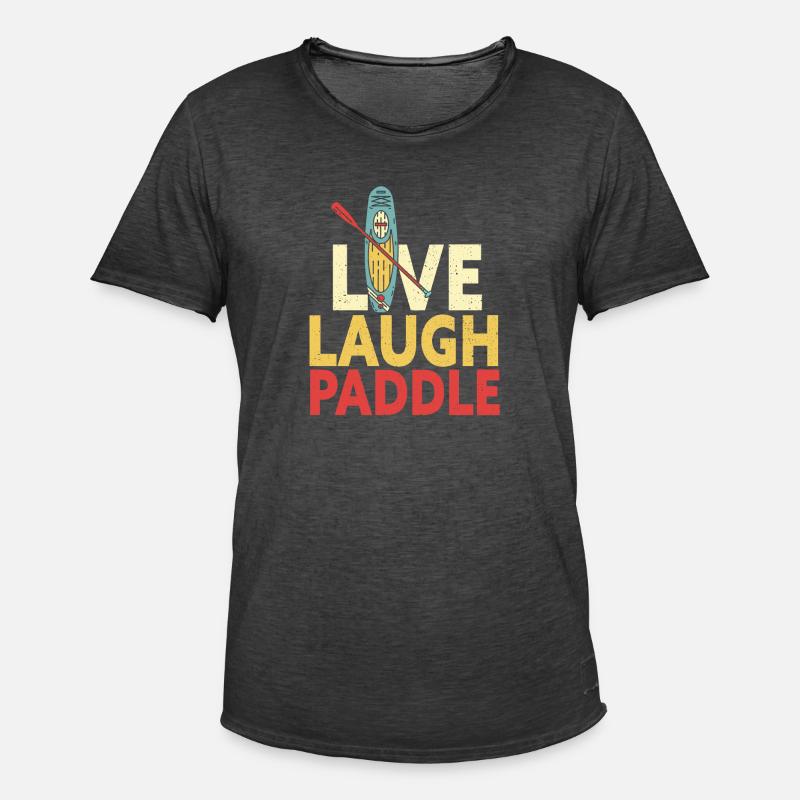 SUP Paddle Board Paddleboarding - Männer Vintage T-Shirt - Vintage Schwarz
