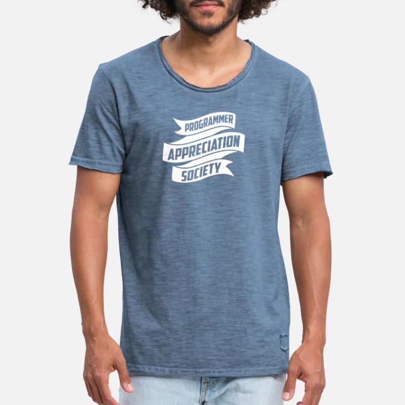 Developer Coder Programmer Men's Vintage T-Shirt