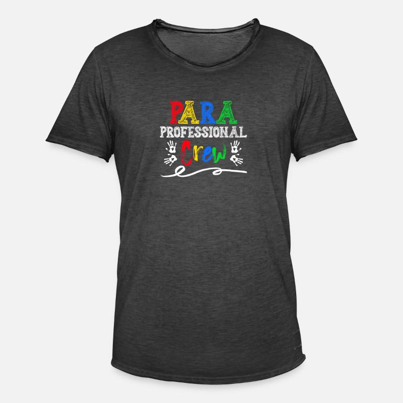 Lehrerassistent Paraprofessional Paraeducator - Männer Vintage T-Shirt - Vintage Schwarz