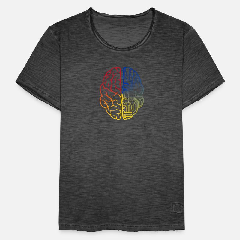 Programmer HTML - Developer Programming Brain Fun Men's Vintage T-Shirt