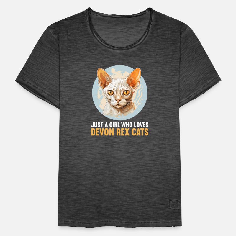 Chaton Devon Rex Chat Devon Rex T-shirt vintage Homme