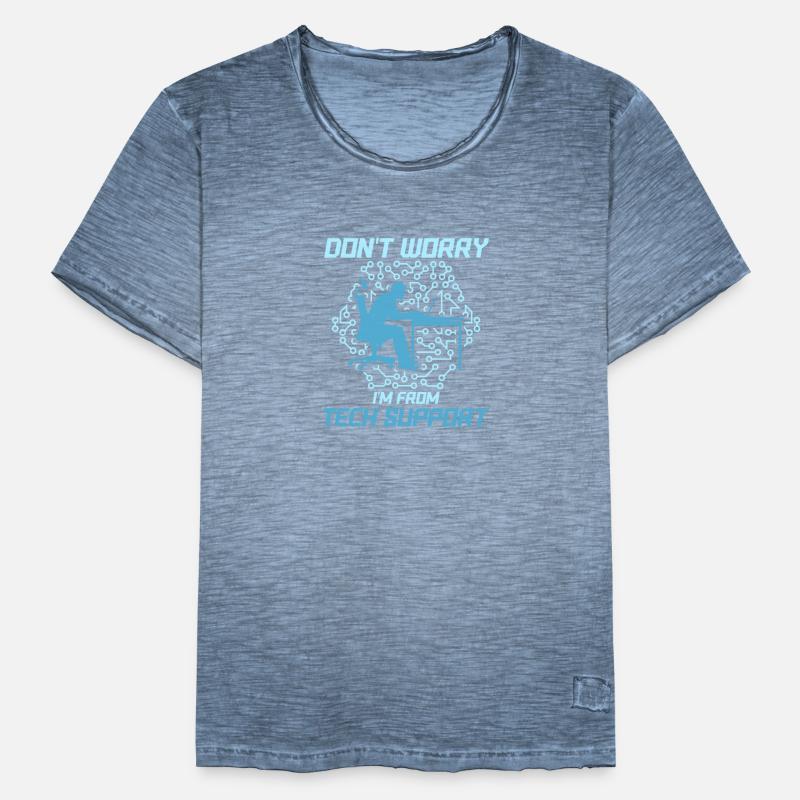 À partir de maintenant, appelez-moi Tech Wizard Support technique Compu T-shirt vintage Homme