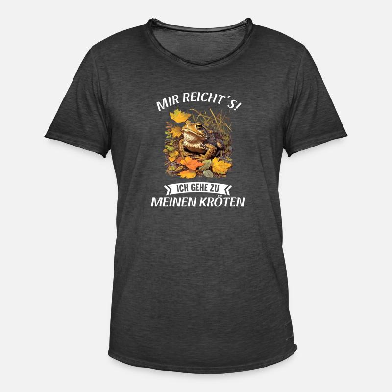 Toad Toads Toad - Men's Vintage T-Shirt - washed black
