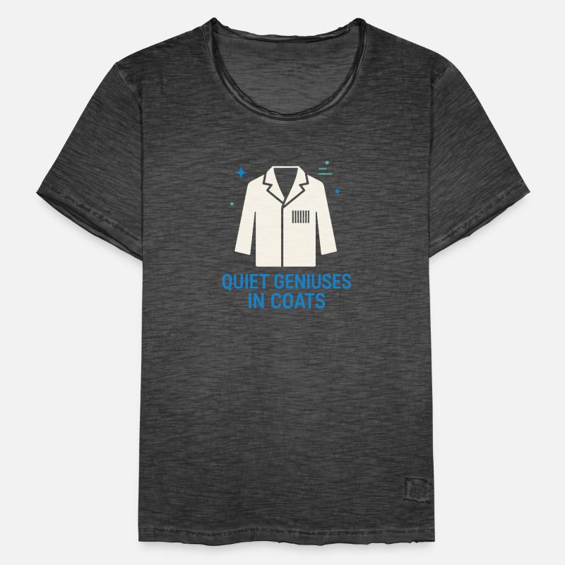 Clinical Lab Tech Diagnostic Science Data Nerd Männer Vintage T-Shirt