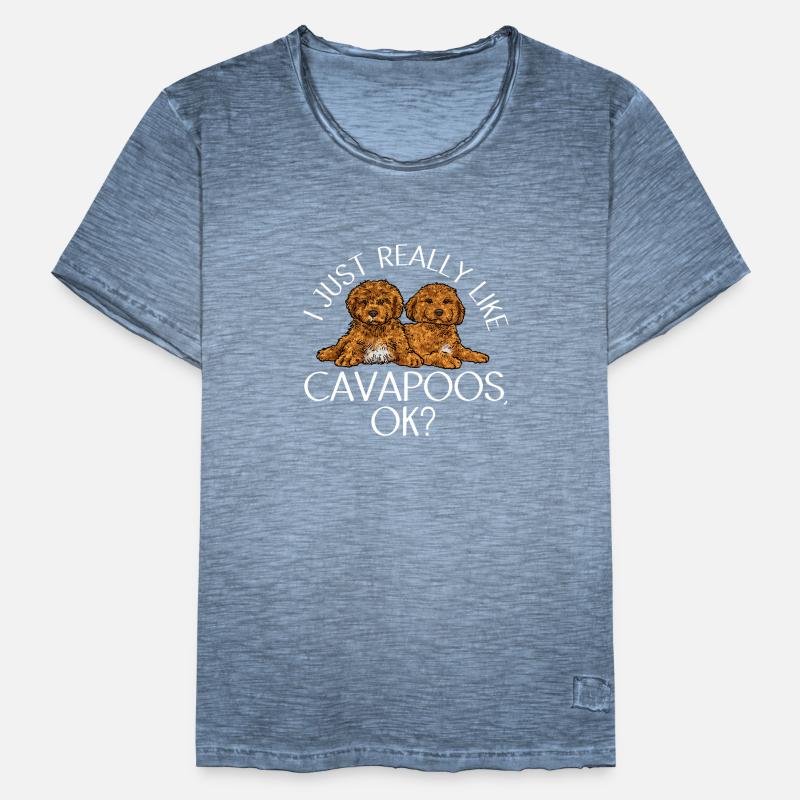 Cavapoo Cavoodle Capoodle Dog Men's Vintage T-Shirt