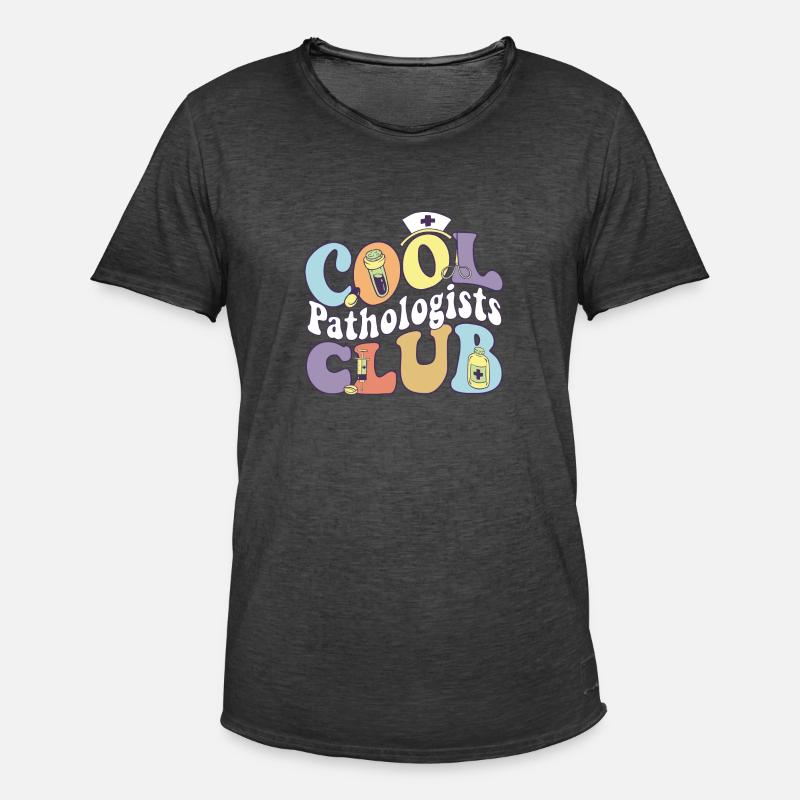 Cool Pathologists Club Pathology Practitioner - Männer Vintage T-Shirt - Vintage Schwarz