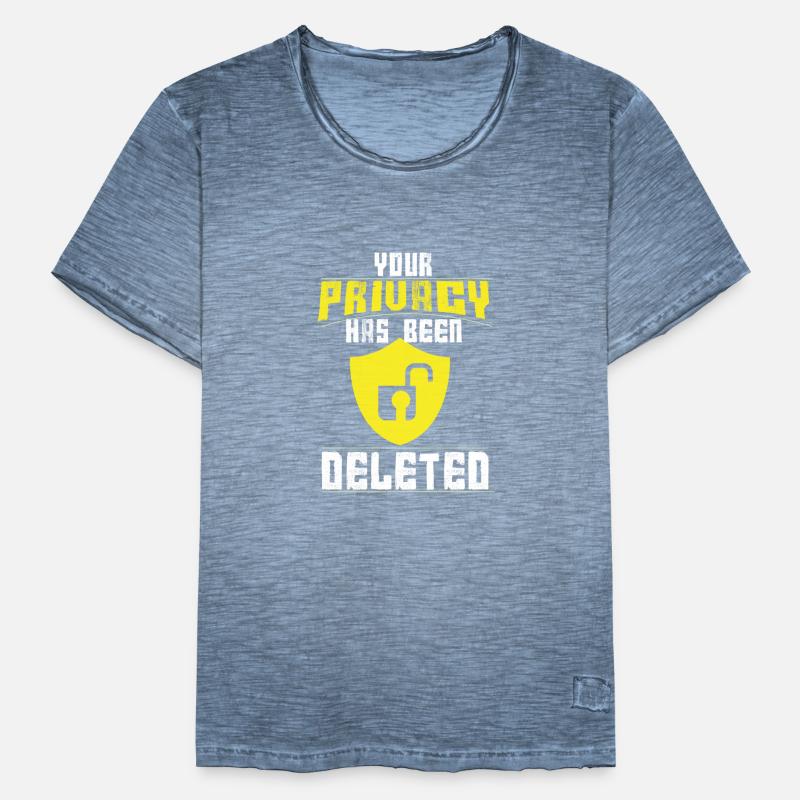 Lustiges Anti-Privacy-Hacker- oder Computer-Geek-Geschenk Männer Vintage T-Shirt