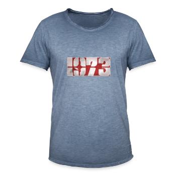 1973 - Men's Vintage T-Shirt - vintage denim - Front - Jose (178cm)