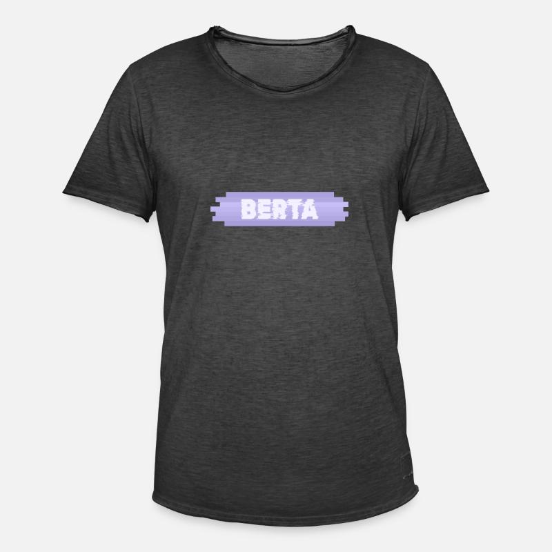 Berta als Mutter - Männer Vintage T-Shirt - Vintage Schwarz