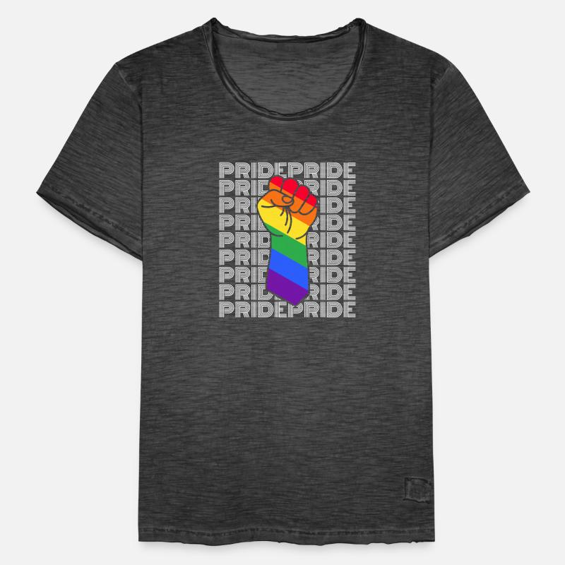 Pride LGBT Spruch Geschenk Rechte Queer Männer Vintage T-Shirt