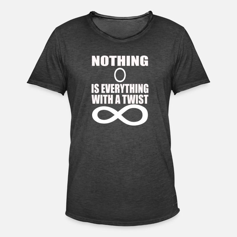 funny math physics science - Men's Vintage T-Shirt - washed black