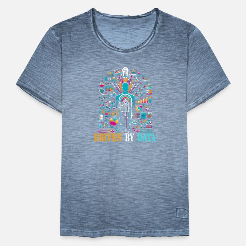 Data Science, Data Analysis, Machine Men's Vintage T-Shirt