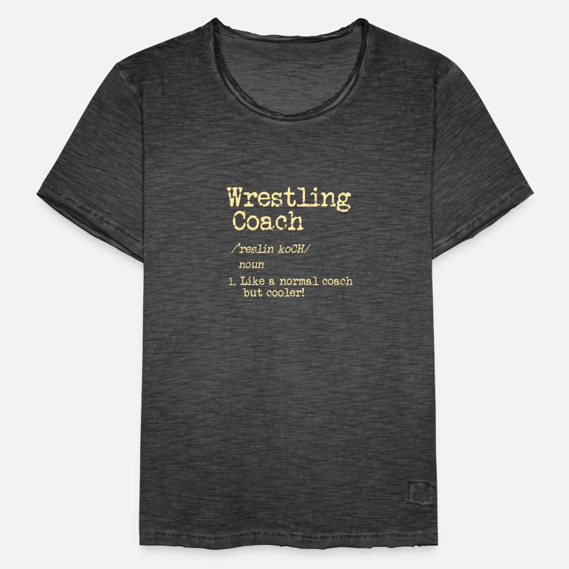Cooles Wrestling oder Ringen Trainer Shirt Männer Vintage T-Shirt