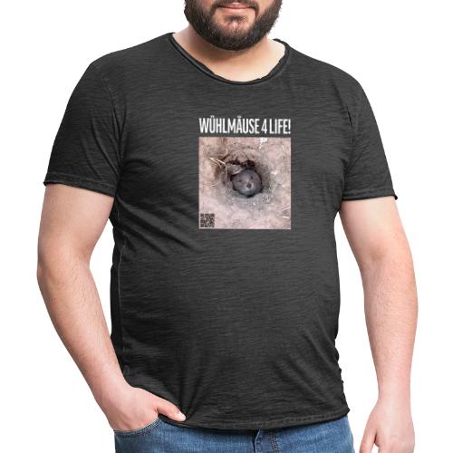 Wühlmäuse 4 Life - Männer Vintage T-Shirt