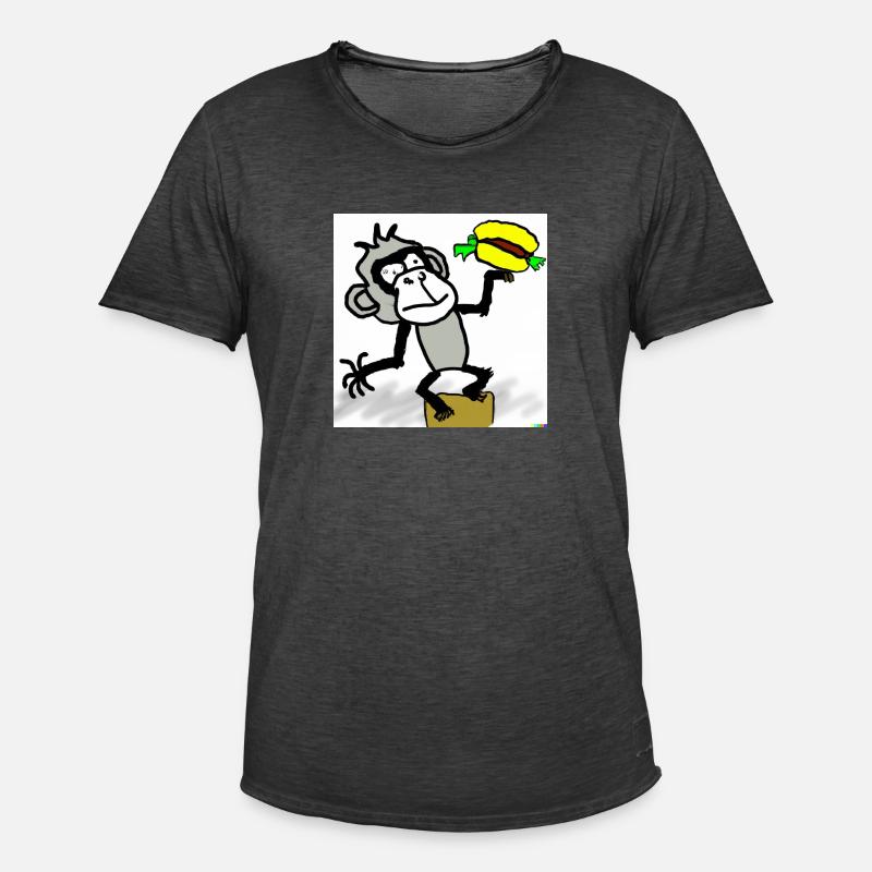 example com 2 - Männer Vintage T-Shirt - Vintage Schwarz