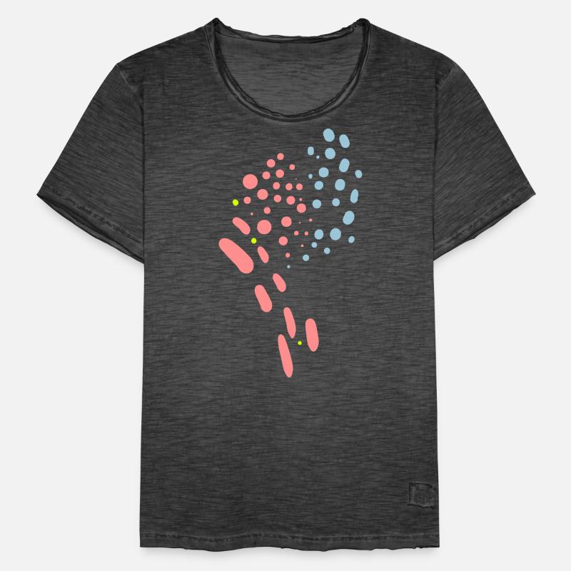 Dots Pattern Men's Vintage T-Shirt