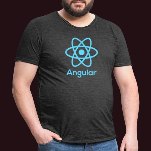 Reactangular – Is it React? Is it Angular? - Männer Vintage T-Shirt