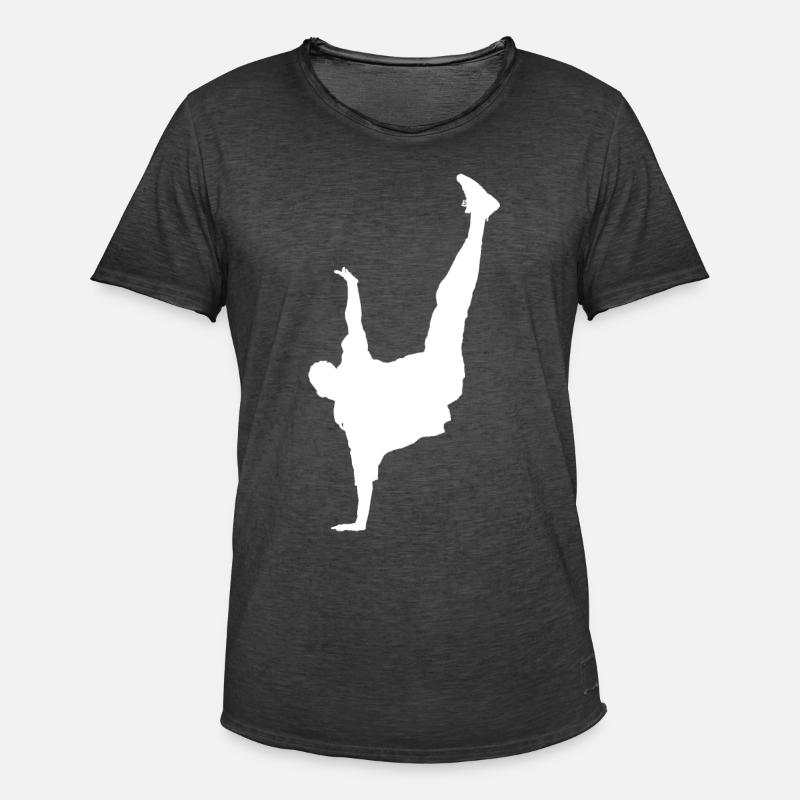 Breakdance Breakdancer Breakdancing Geschenk Kind - Männer Vintage T-Shirt - Vintage Schwarz