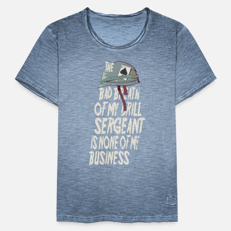 Drill Sergeant Bad Breath Men's Vintage T-Shirt