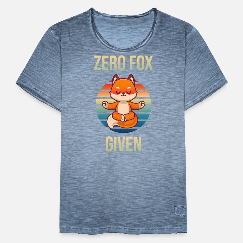 Zero Fox Given – Retro Fox Shirt Männer Vintage T-Shirt