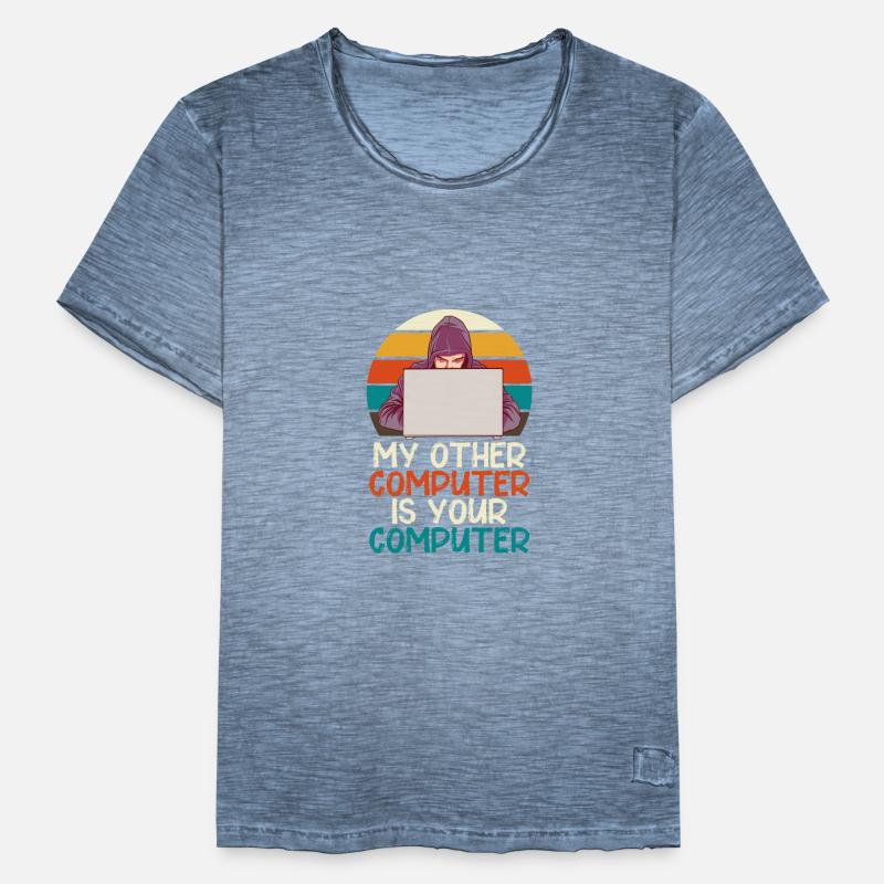 Programmierer Geek Computer Programmierung Coder L Männer Vintage T-Shirt