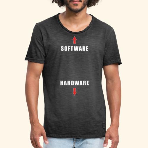 software hardware V2 - Camiseta vintage hombre