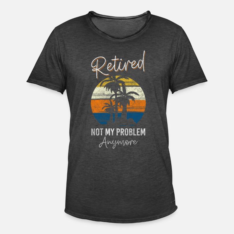 Problem? Lustig Sprüche Positiv - Männer Vintage T-Shirt - Vintage Schwarz