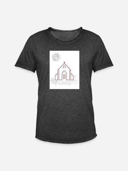 Tempel der Schamanen - Männer Vintage T-Shirt - Vintage Schwarz