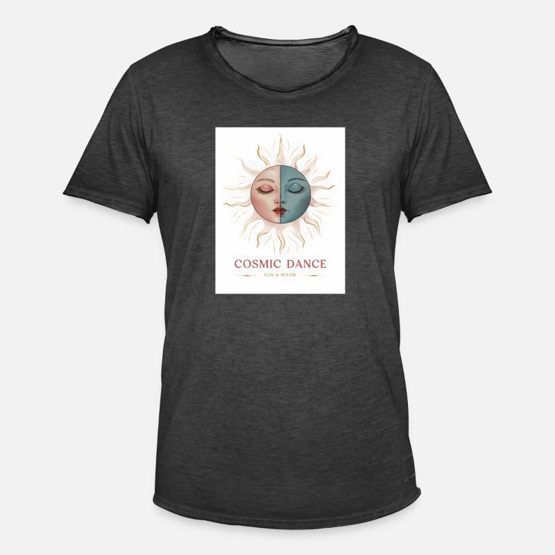 Cosmic Dance Spiritual Gift - Men's Vintage T-Shirt - washed black