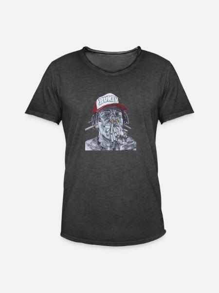Zillakami - Men's Vintage T-Shirt - washed black