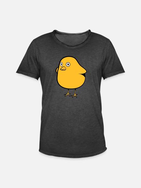 funny chicks - Men's Vintage T-Shirt - washed black