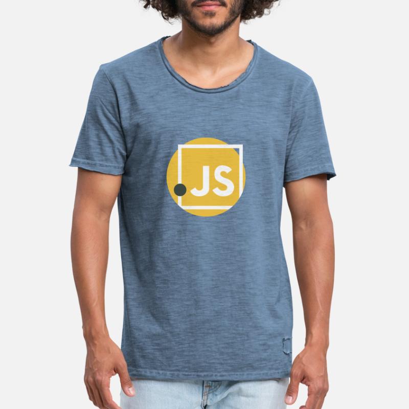 JavaScript dot JS Men's Vintage T-Shirt