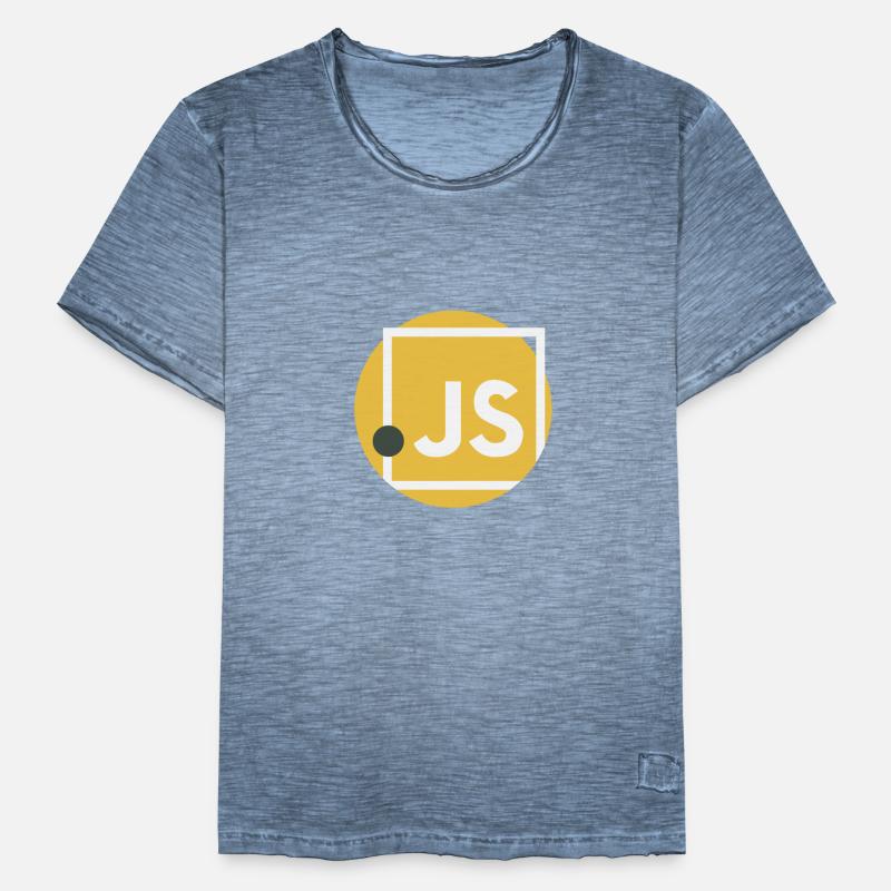 JavaScript point JS T-shirt vintage Homme