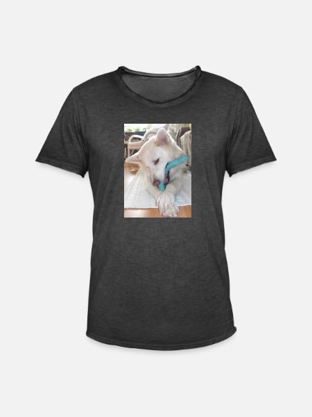 Cohen und sein Spielzeug - Männer Vintage T-Shirt - Vintage Schwarz