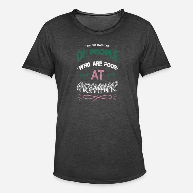 storytelling techniques creative writing - Männer Vintage T-Shirt - Vintage Schwarz