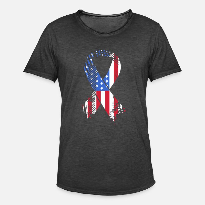 Multiple Sclerosis MS - Men's Vintage T-Shirt - washed black