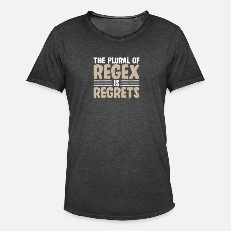 Funny Programmer Software Developer - Men's Vintage T-Shirt - washed black