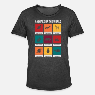 Animals of the World Funny animal name gift' Men's Premium T-Shirt |  Spreadshirt