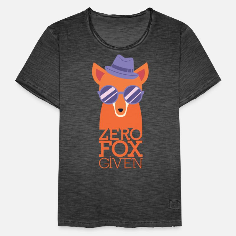 Zero Fox Given - Funny fox gift Men's Vintage T-Shirt