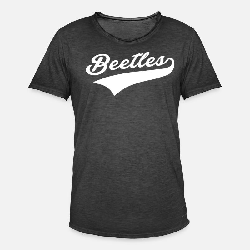 Beetle Cool Easter Gift - Männer Vintage T-Shirt - Vintage Schwarz