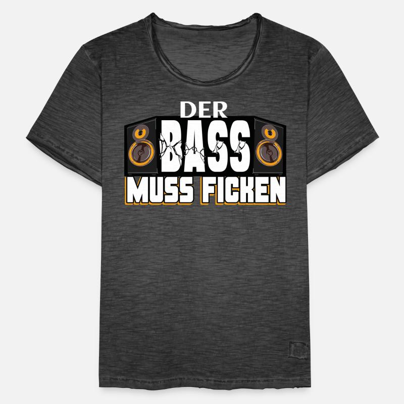 Techno la basse doit baiser T-shirt vintage Homme