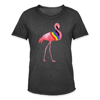 Gay Pride Geschenk - Männer Vintage T-Shirt - Vintage Schwarz - Vorne