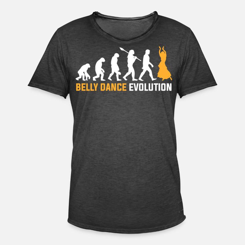Belly Dance Evolution - Men's Vintage T-Shirt - washed black