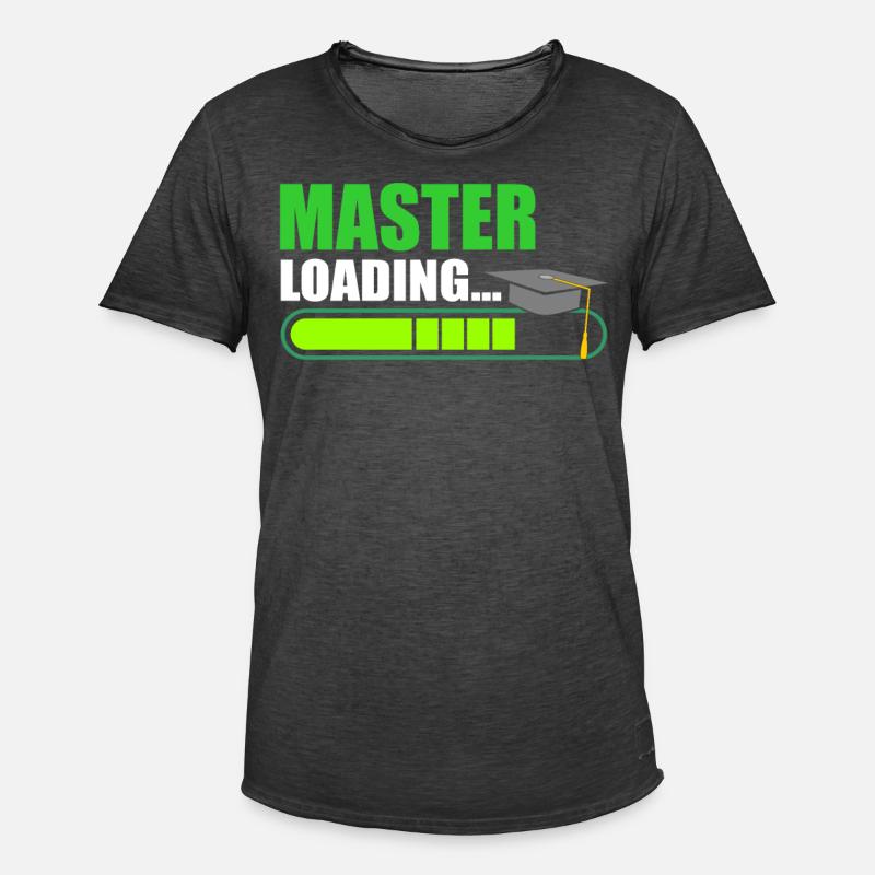 Master Loading Master's degree - Men's Vintage T-Shirt - washed black