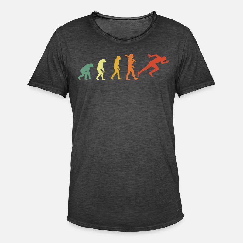 Sprinter Evolution Retro Edition - Men's Vintage T-Shirt - washed black